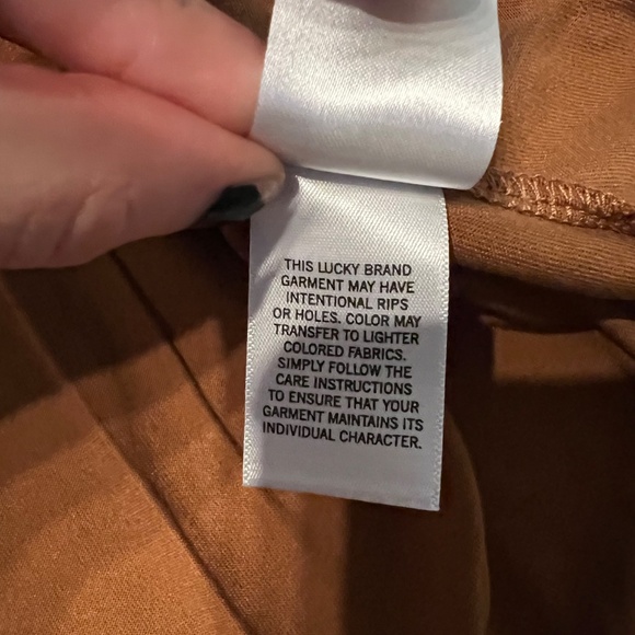 Lucky Brand brown flowy tank top - Picture 7 of 7